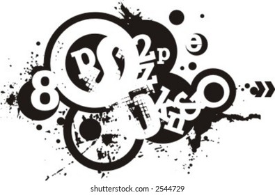Exquisite Series of Typography Grunge Backgrounds. Check my portfolio for much more of this series as well as thousands of similar and other great vector items.