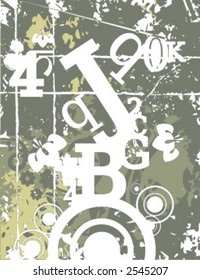 Exquisita Serie de Tipografías Grunge fondos. Revisa mi portafolio para mucho más de esta serie así como miles de artículos similares y otros grandes vectores.