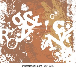 Exquisite Series of Typography Grunge Backgrounds. Check my portfolio for much more of this series as well as thousands of similar and other great vector items.