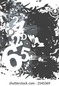 Exquisite Serie von Typografie-Grunge-Hintergründen. Sehen Sie sich mein Portfolio für viel mehr dieser Serie sowie Tausende von ähnlichen und anderen großartigen Vektorgrafiken an.