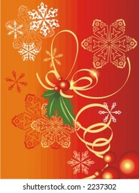 Exquisite Series of Winter and Holiday Backgrounds. Check my portfolio for much more of this series as well as thousands of similar and other great vector items.