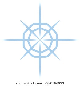 Exquisite Snowflake Intricately Detailed Vector Illustration Perfect for Winter themed Imagery Captivating Masterfully сrafted Snow looks like lace Design projects December holidays concept New Year