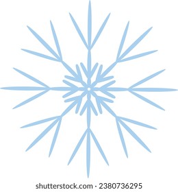 Exquisite Schneeflocken Intricent detaillierte Vektorgrafik Perfekt für Winterbilder mit faszinierendem с übersetztem Schneedesign für Ihre Projekte Dezember Feiertage Konzept Blaues Element Freude