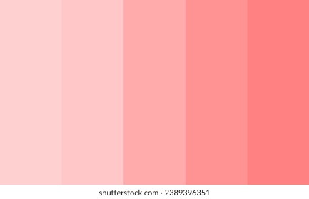 Exquisite Strawberry Milkshakes Color Palette Vector Illustration
