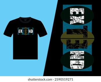 Extend Abstract T Shirt Design 