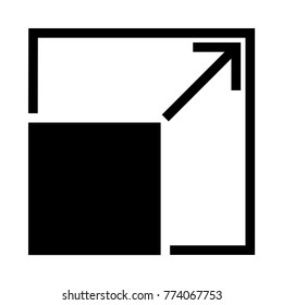  extend Glyph icon