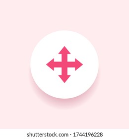 Extend icon. Vector illustration EPS 10.