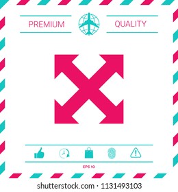 Extend, resize, enlarge icon