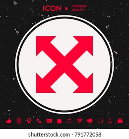 Extend, resize, enlarge icon