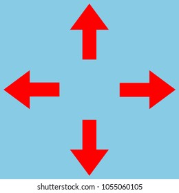 Extend, Re-size, Enlarge. Vector illustration