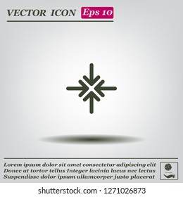 Extend, Re-size, Enlarge. Vector illustration