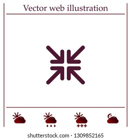 Extend, Re-size, Enlarge. Vector illustration