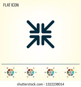 Extend, Re-size, Enlarge. Vector illustration