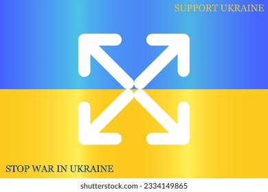 Extend, Re-size, Enlarge. Vector illustration