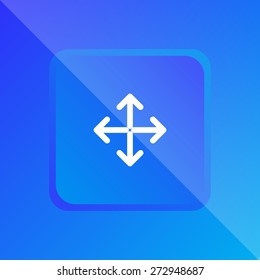 Extend, Re-size, Enlarge. Vector illustration