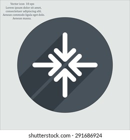 Extend, Re-size, Enlarge. Vector illustration