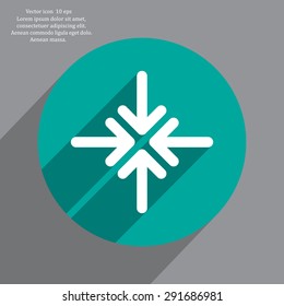 Extend, Re-size, Enlarge. Vector illustration