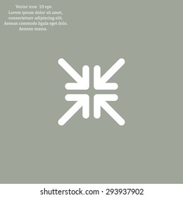 Extend, Re-size, Enlarge. Vector illustration