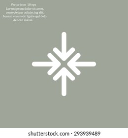 Extend, Re-size, Enlarge. Vector illustration