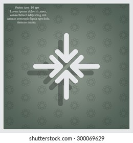 Extend, Re-size, Enlarge. Vector illustration
