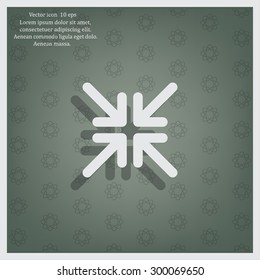 Extend, Re-size, Enlarge. Vector illustration