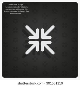 Extend, Re-size, Enlarge. Vector illustration