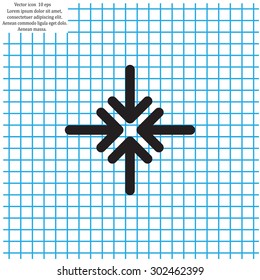 Extend, Re-size, Enlarge. Vector illustration