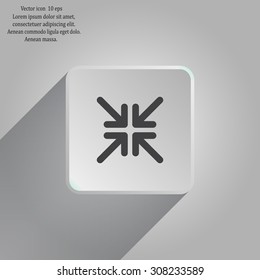 Extend, Re-size, Enlarge. Vector illustration