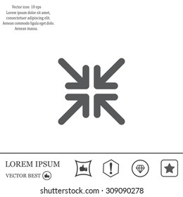 Extend, Re-size, Enlarge. Vector illustration