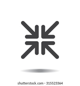 Extend, Re-size, Enlarge. Vector illustration