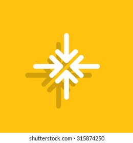 Extend, Re-size, Enlarge. Vector illustration