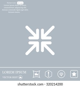 Extend, Re-size, Enlarge. Vector illustration