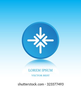 Extend, Re-size, Enlarge. Vector illustration