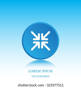 Extend, Re-size, Enlarge. Vector illustration