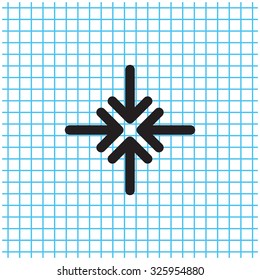 Extend, Re-size, Enlarge. Vector illustration