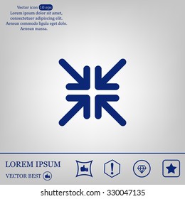 Extend, Re-size, Enlarge. Vector illustration