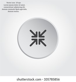 Extend, Re-size, Enlarge. Vector illustration