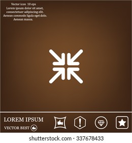 Extend, Re-size, Enlarge. Vector illustration