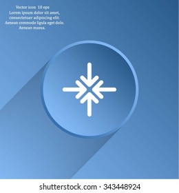 Extend, Re-size, Enlarge. Vector illustration