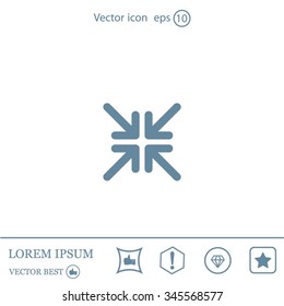 Extend, Re-size, Enlarge. Vector illustration