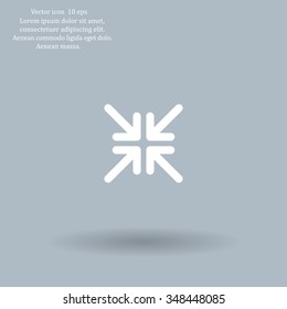 Extend, Re-size, Enlarge. Vector illustration