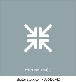 Extend, Re-size, Enlarge. Vector illustration