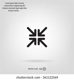 Extend, Re-size, Enlarge. Vector illustration