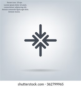 Extend, Re-size, Enlarge. Vector illustration