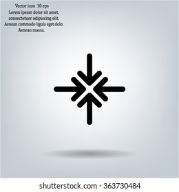 Extend, Re-size, Enlarge. Vector illustration