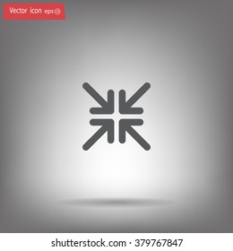 Extend, Re-size, Enlarge. Vector illustration