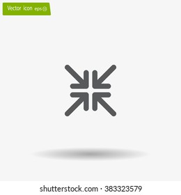 Extend, Re-size, Enlarge. Vector illustration