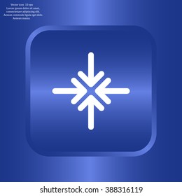 Extend, Re-size, Enlarge. Vector illustration
