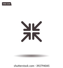 Extend, Re-size, Enlarge. Vector illustration