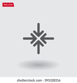 Extend, Re-size, Enlarge. Vector illustration